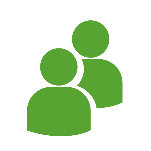 Icon von 2 Personen. Künstler: Freepik